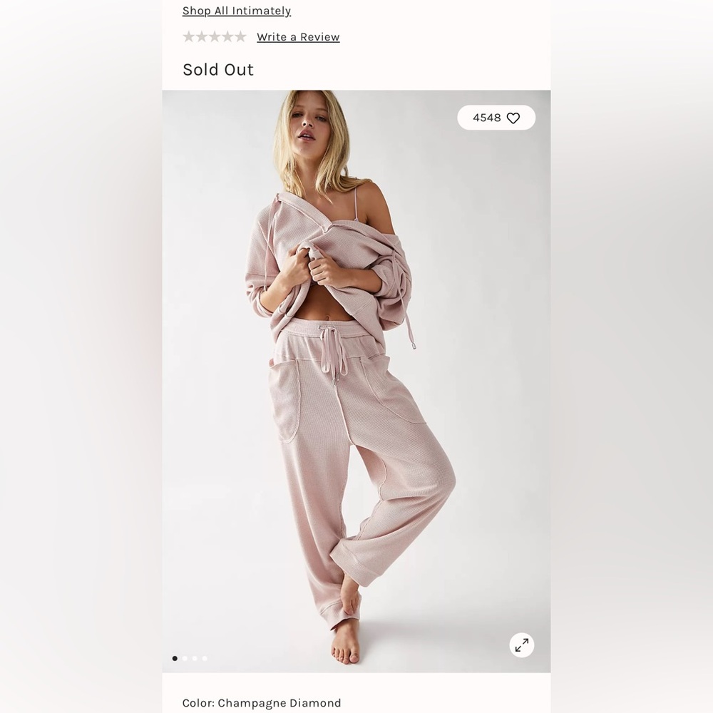 Free People Early Night Thermal Set